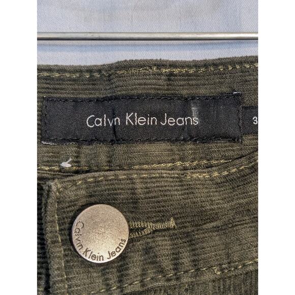Calvin Klein Green Corduroy Jeans - Picture 5 of 7